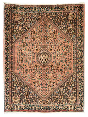 Alfombra persa - Nómada - 198 x 160 cm - rojo claro
