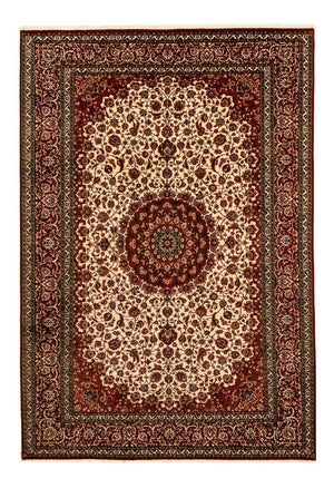 Alfombra persa - Ghom - 358 x 244 cm - rojo oscuro