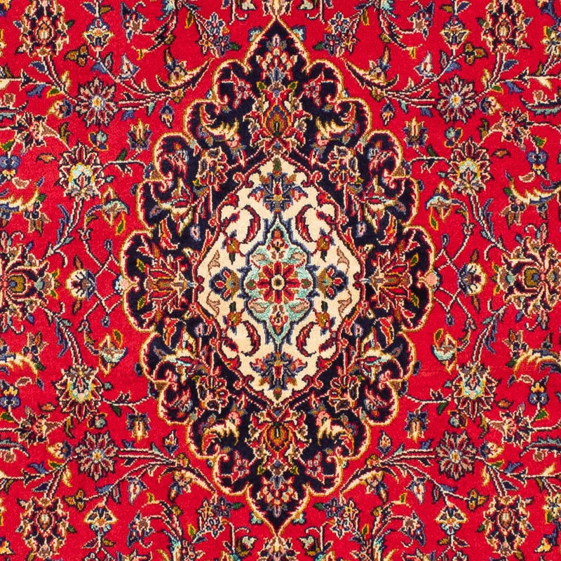 Alfombra persa - Keshan - 225 x 138 cm - rojo