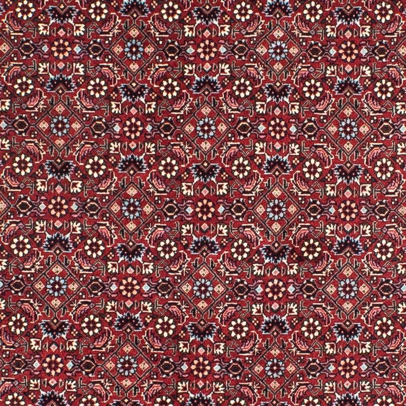 Alfombra persa - Bidjar redondo  - 155 x 155 cm - rojo oscuro