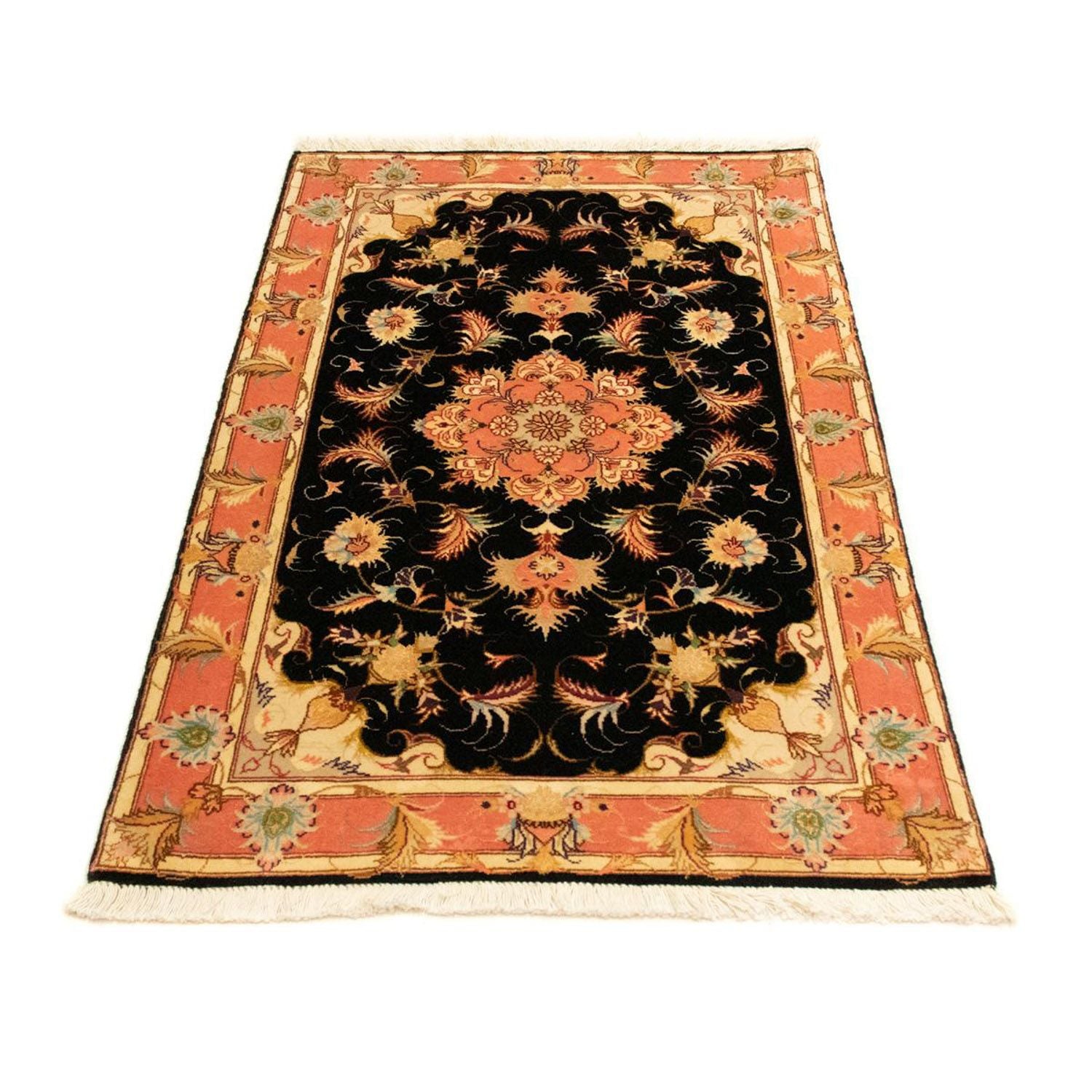 Alfombra Persa - Tabriz - Real - 118 x 71 cm - negro