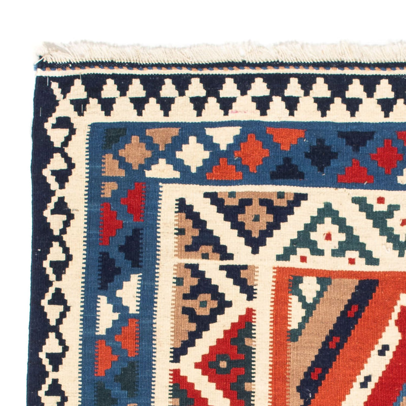 Alfombra Kelim - Oriental cuadrado  - 103 x 102 cm - azul claro