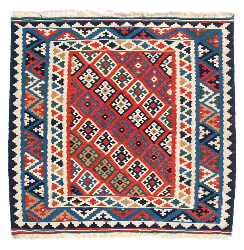 Alfombra Kelim - Oriental cuadrado  - 103 x 100 cm - multicolor