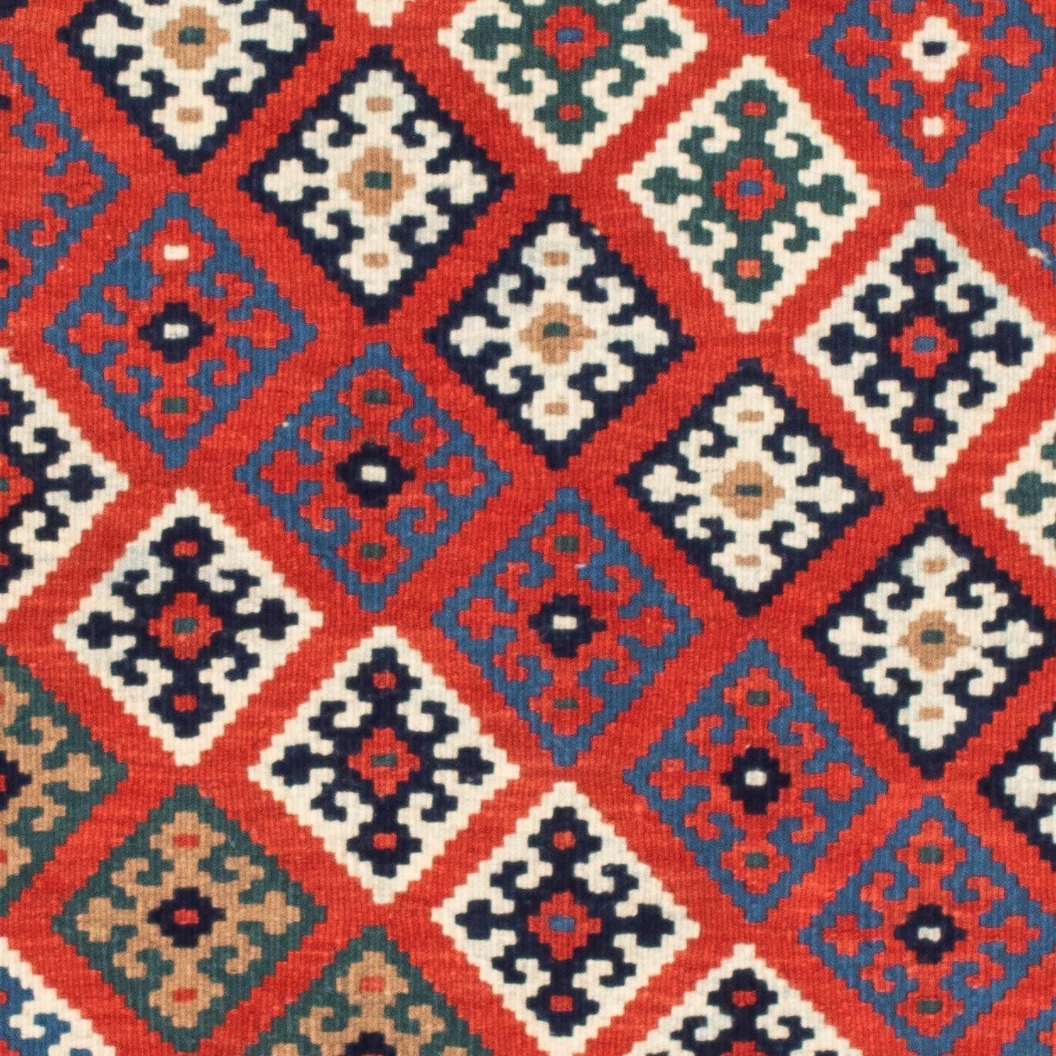 Alfombra Kelim - Oriental cuadrado  - 103 x 100 cm - multicolor