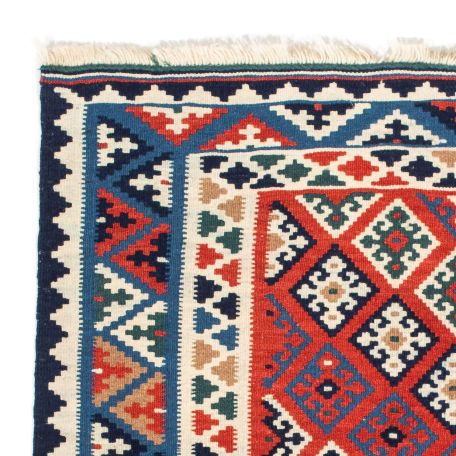 Alfombra Kelim - Oriental cuadrado  - 103 x 100 cm - multicolor