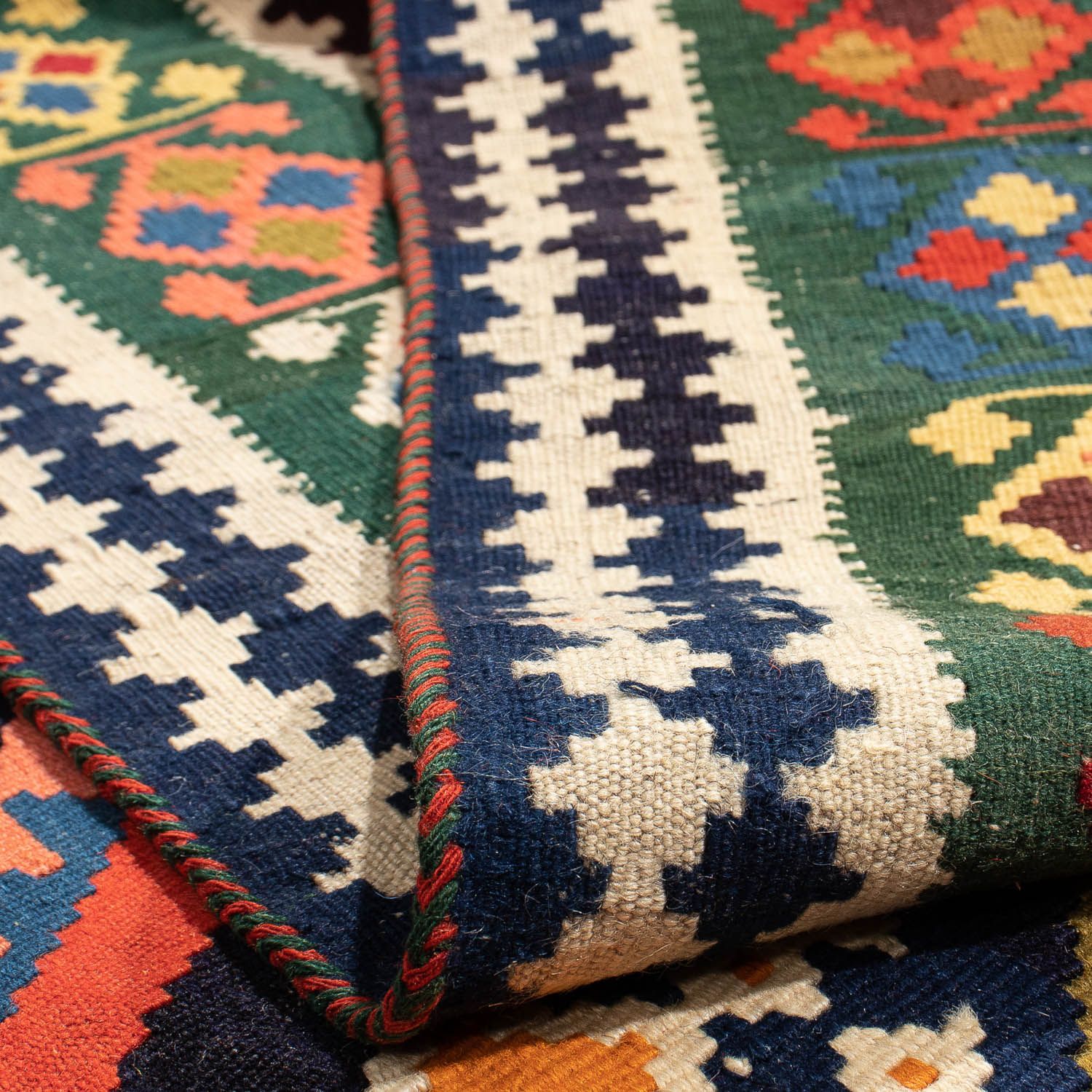 Alfombra Kelim - Oriental - 290 x 173 cm - rojo oscuro