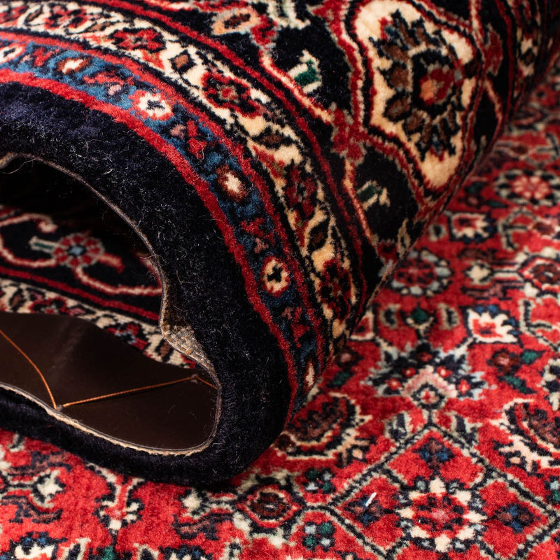 Alfombra persa - Bidjar - 261 x 164 cm - rojo oscuro