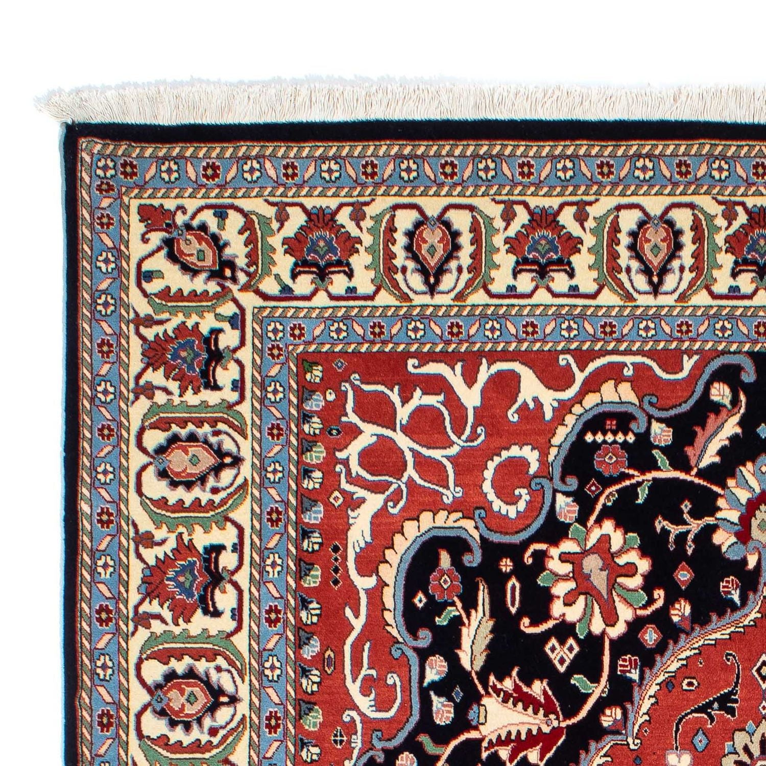 Alfombra Gabbeh - Persa Kashkuli - 249 x 174 cm - azul oscuro