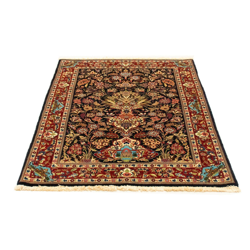 Alfombra persa - Ghom - 156 x 102 cm - negro