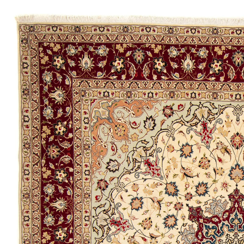 Alfombra Persa - Tabriz - Real cuadrado  - 258 x 252 cm - beige