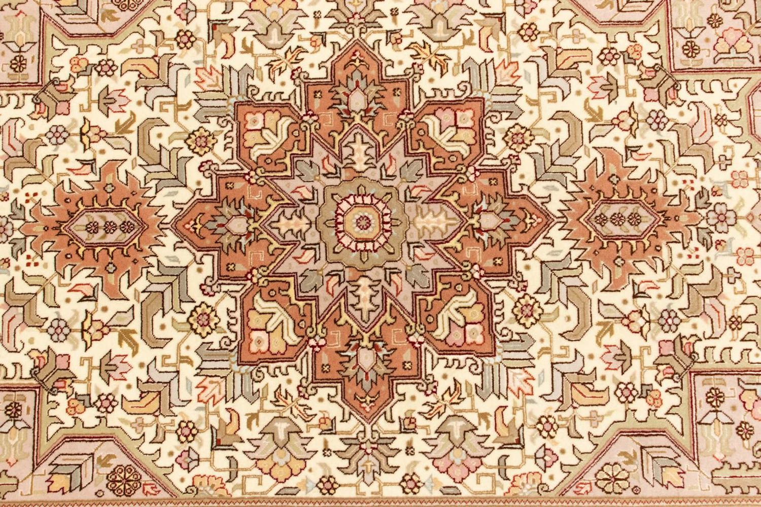 Alfombra Persa - Tabriz - Real - 156 x 102 cm - beige