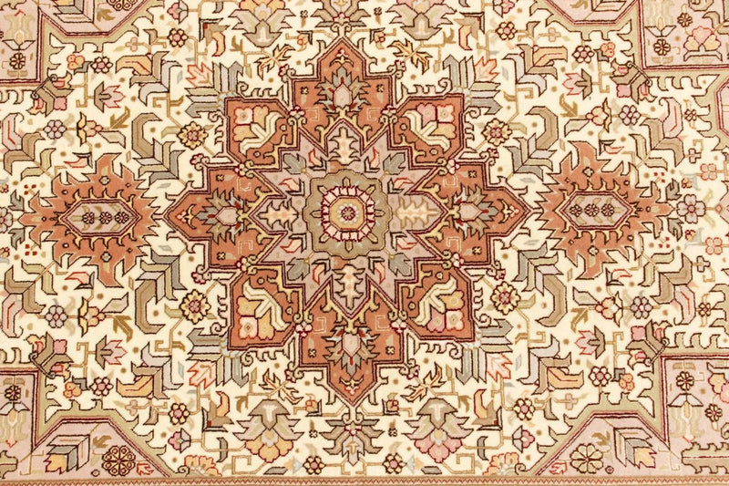 Alfombra Persa - Tabriz - Real - 156 x 102 cm - beige