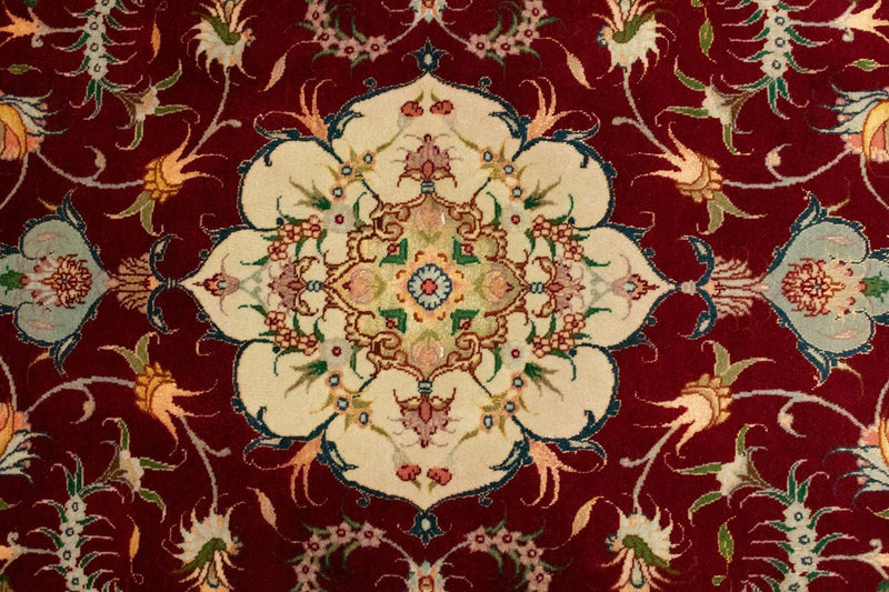 Alfombra Persa - Tabriz - Real - 149 x 100 cm - rojo