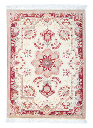 Alfombra Persa - Tabriz - Real - 84 x 59 cm - beige