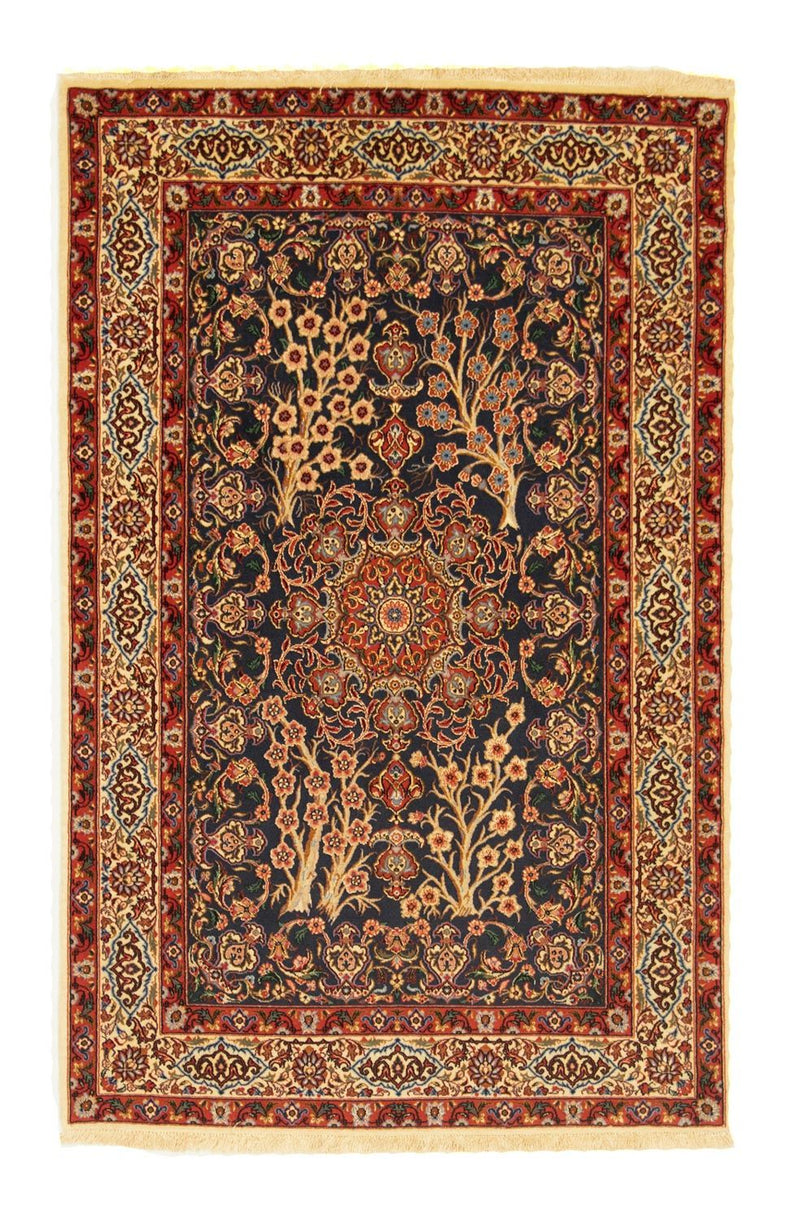Alfombra Persa - Isfahan - Prima - 155 x 103 cm - negro