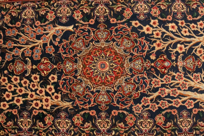 Alfombra Persa - Isfahan - Prima - 155 x 103 cm - negro