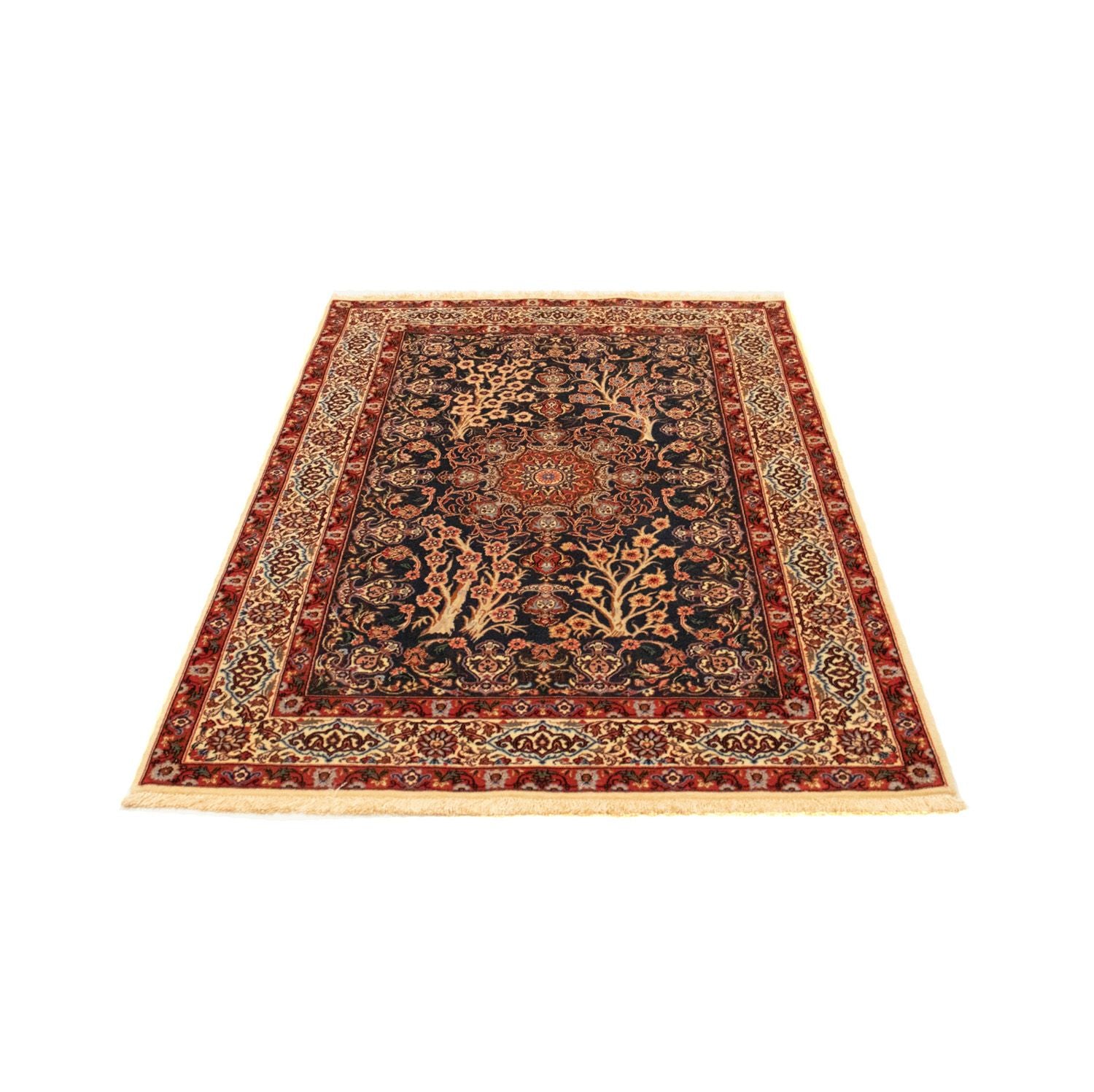 Alfombra Persa - Isfahan - Prima - 155 x 103 cm - negro