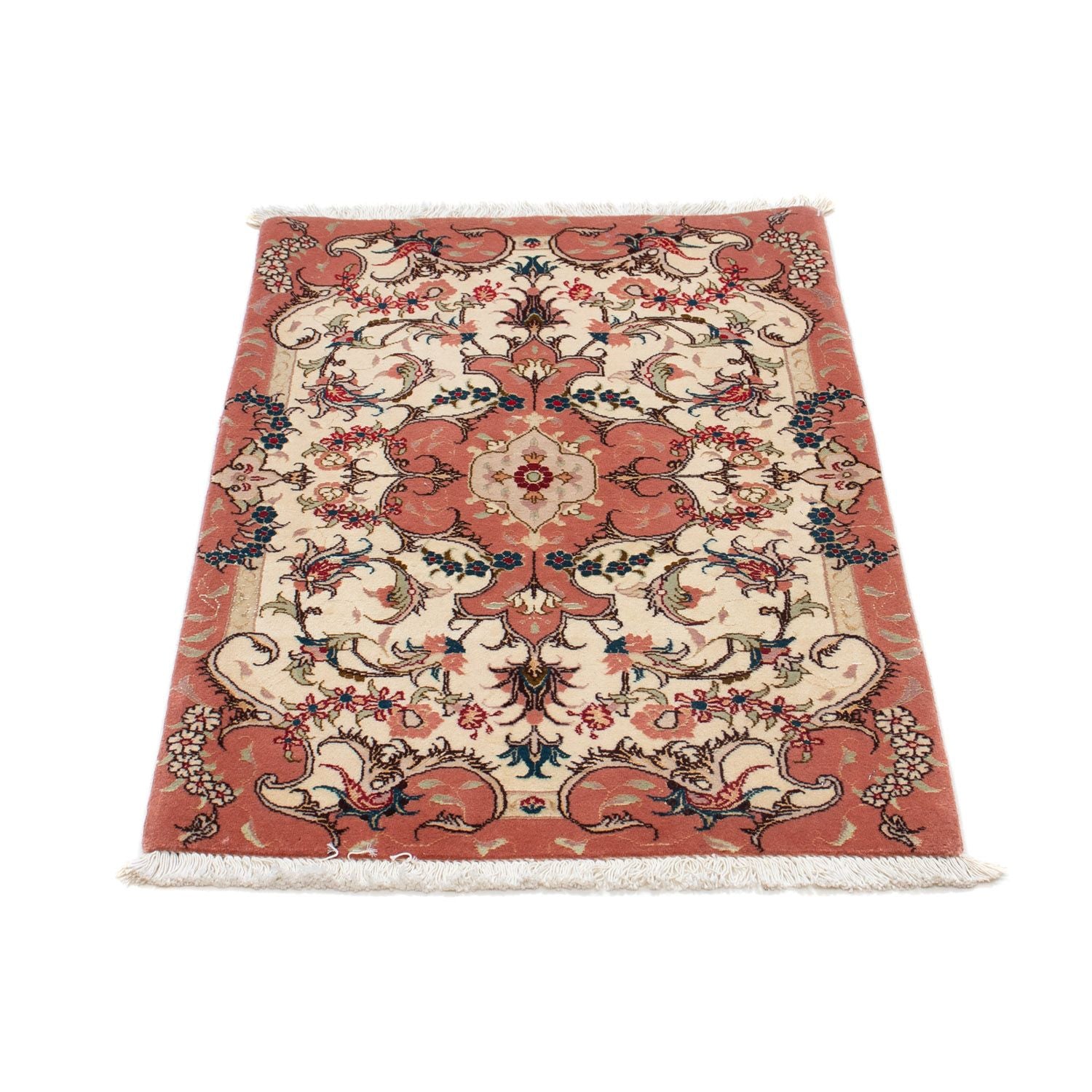 Alfombra Persa - Tabriz - Real - 90 x 60 cm - beige