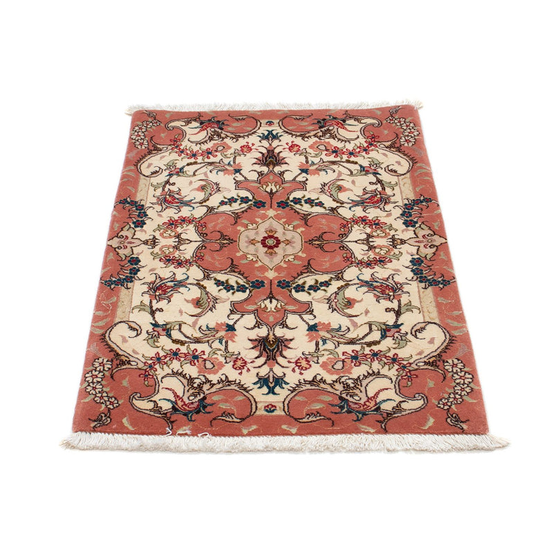 Alfombra Persa - Tabriz - Real - 90 x 60 cm - beige