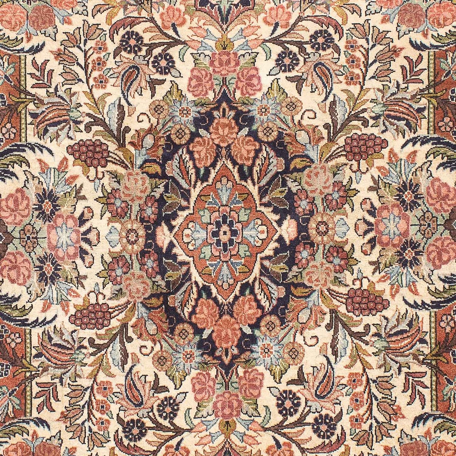 Alfombra persa - Bidjar - 206 x 137 cm - beige