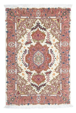 Alfombra Persa - Tabriz - Real - 89 x 58 cm - beige