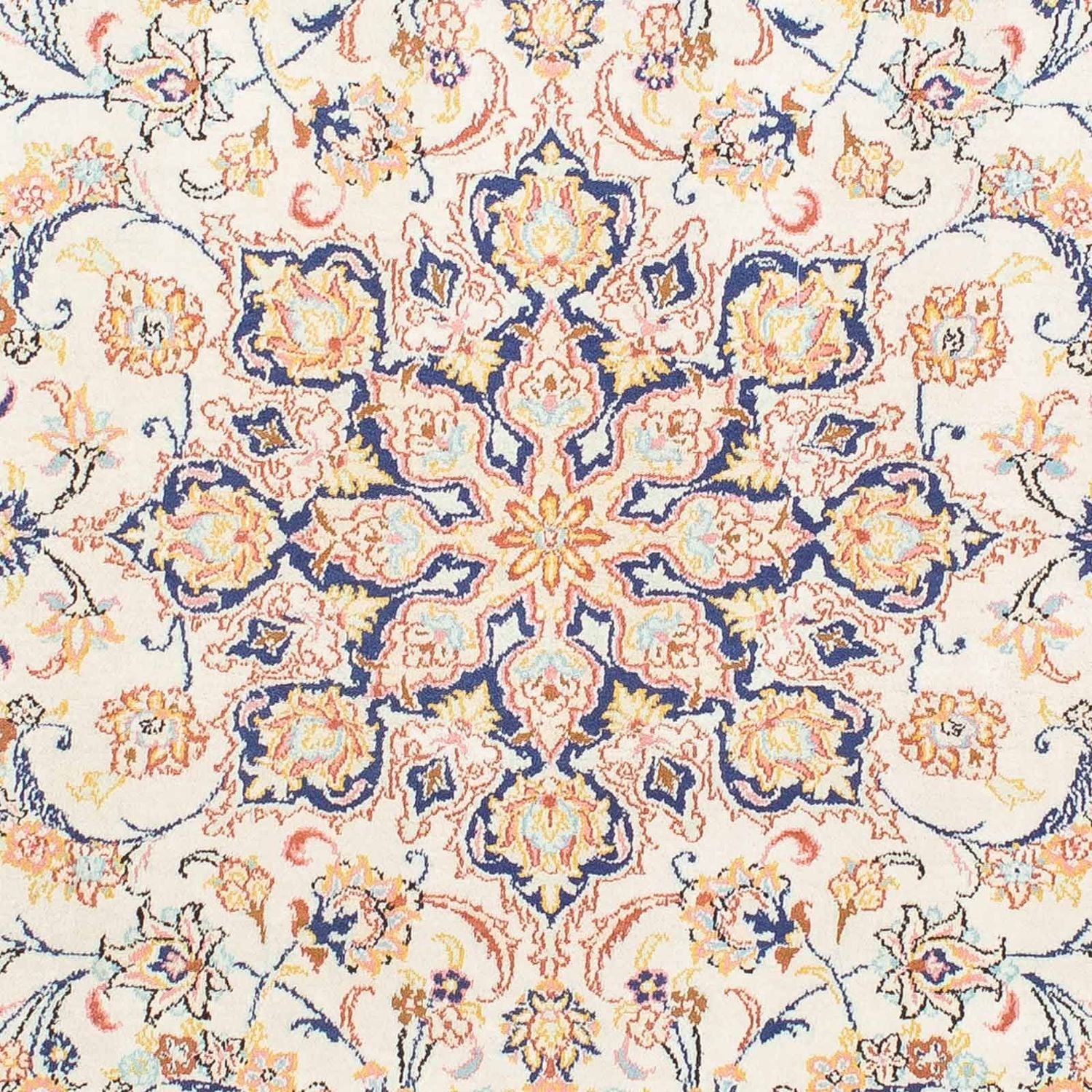 Alfombra persa - Ghom - 152 x 102 cm - beige