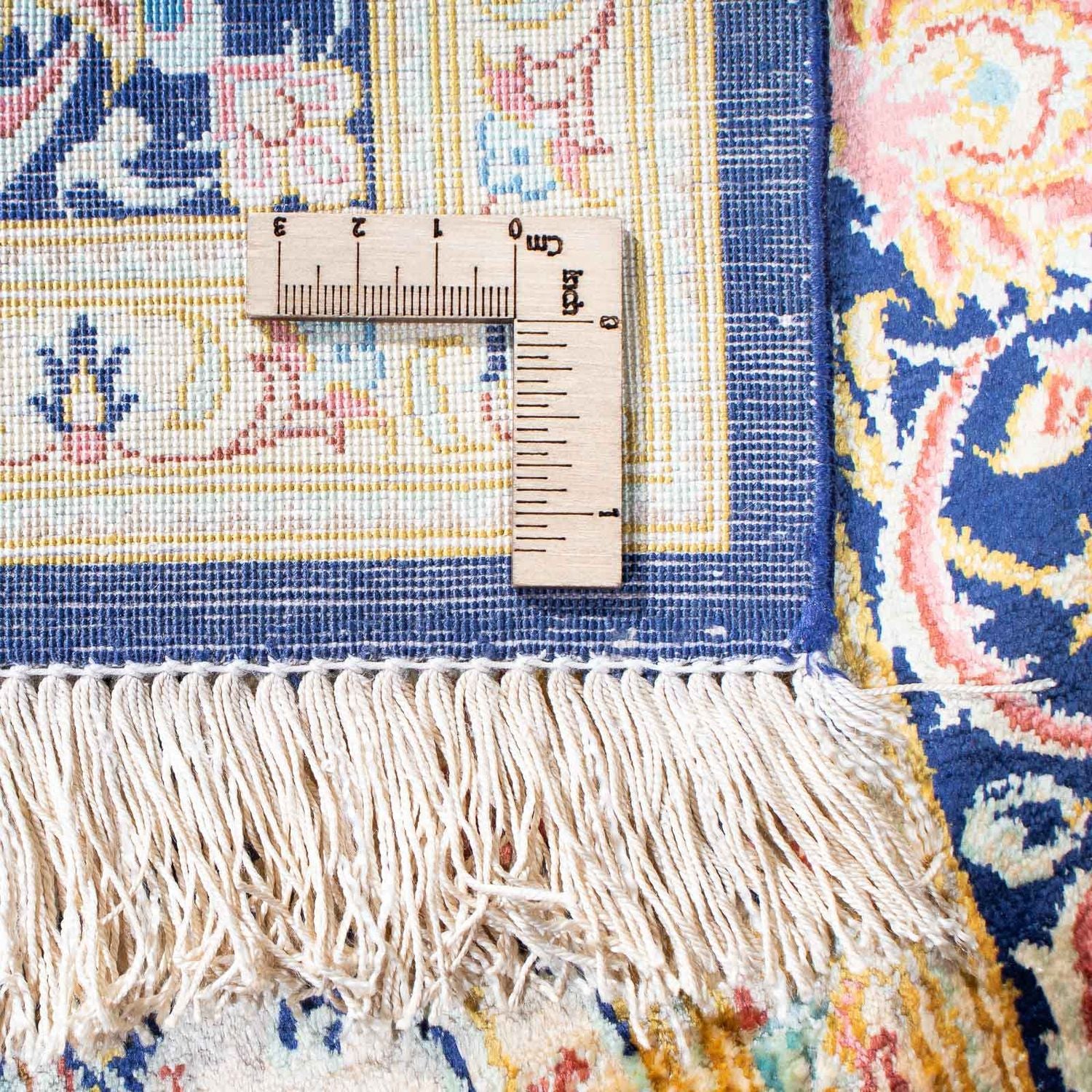 Alfombra persa - Ghom - 152 x 102 cm - beige