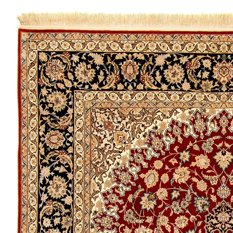Alfombra Persa - Isfahan - Prima - 357 x 249 cm - rojo oscuro