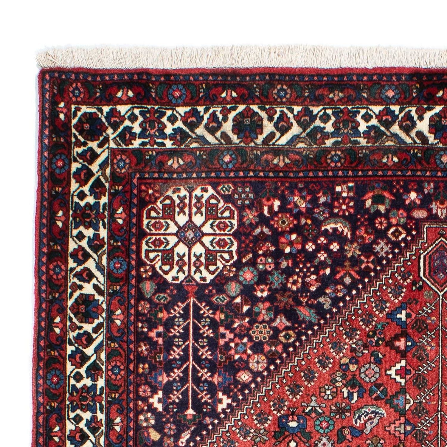 Alfombra Gabbeh - Persa Kashkuli - 203 x 153 cm - rojo oscuro