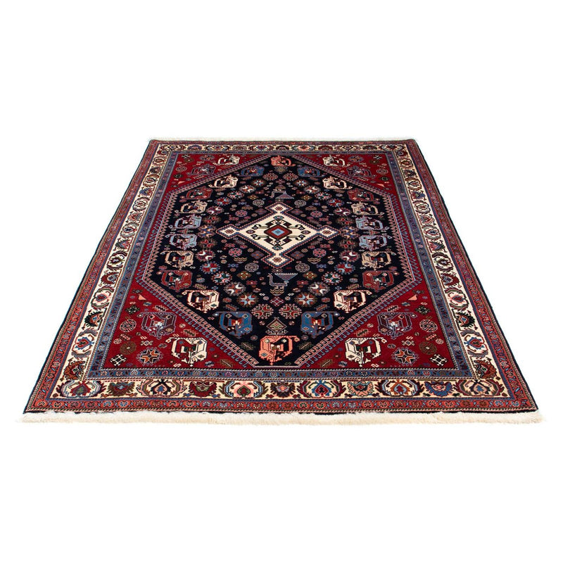 Alfombra Gabbeh - Persa Kashkuli - 212 x 143 cm - azul oscuro