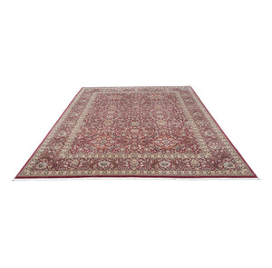 Alfombra Ziegler - 308 x 245 cm - rojo oscuro