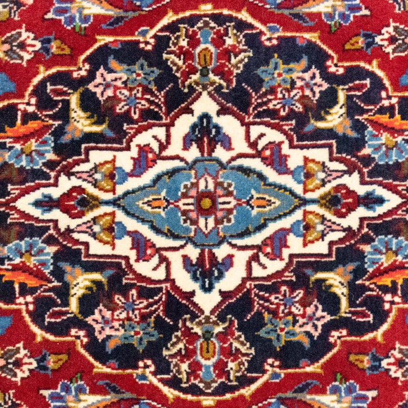 Alfombra persa - Keshan - 223 x 141 cm - rojo