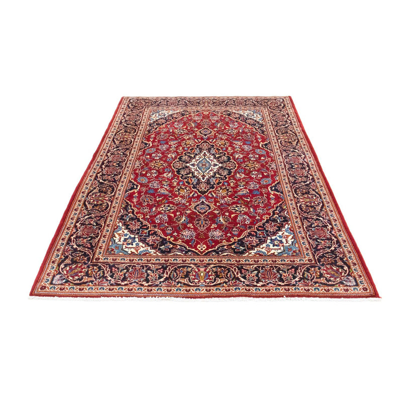 Alfombra persa - Keshan - 223 x 141 cm - rojo