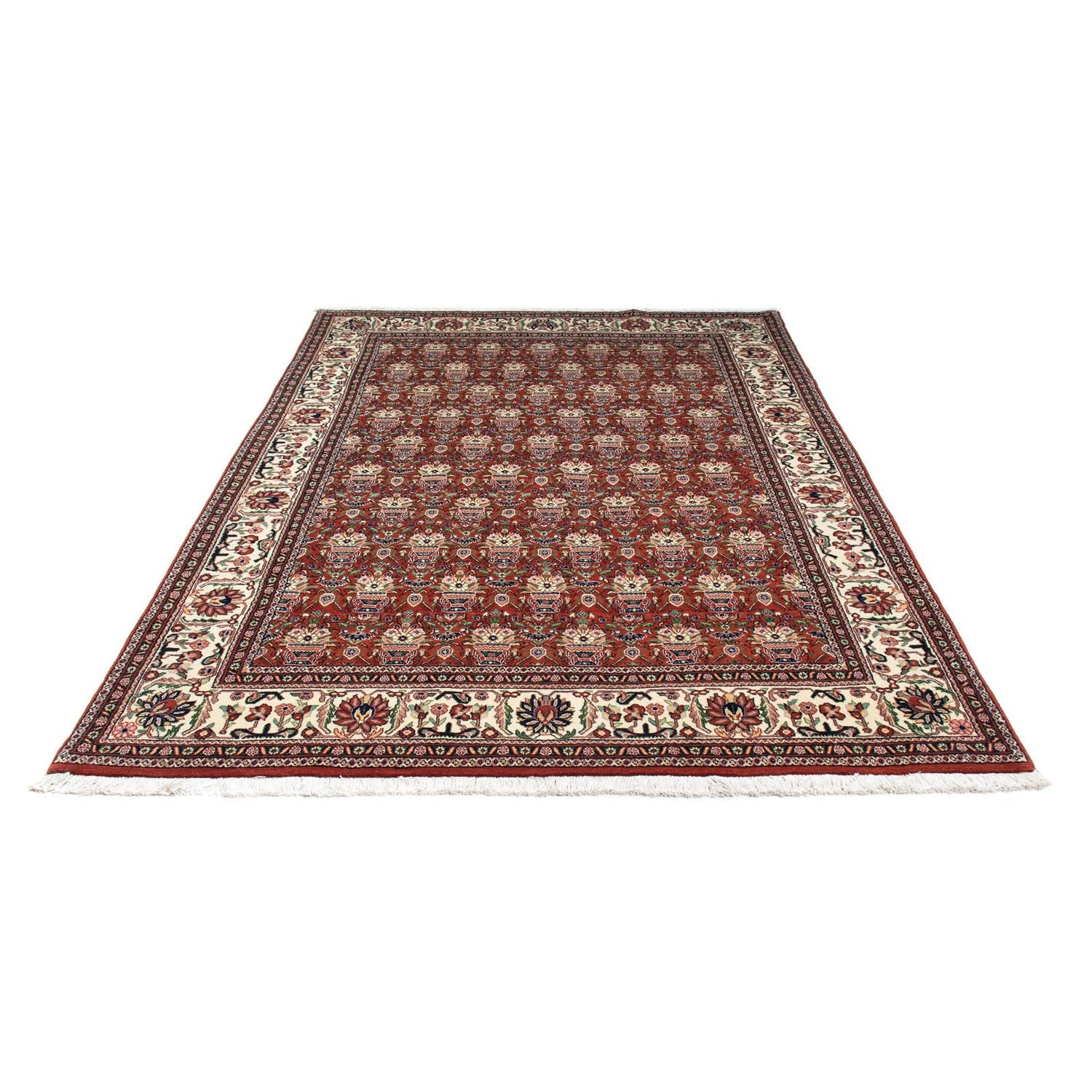 Alfombra Gabbeh - Persa Kashkuli - 261 x 175 cm - rojo oscuro