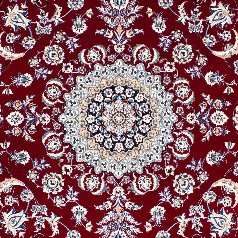 Alfombra Persa - Nain - Prima - 238 x 151 cm - rojo oscuro