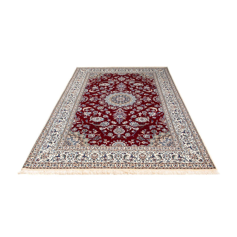 Alfombra Persa - Nain - Prima - 238 x 151 cm - rojo oscuro