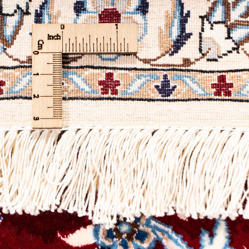 Alfombra Persa - Nain - Prima - 238 x 151 cm - rojo oscuro