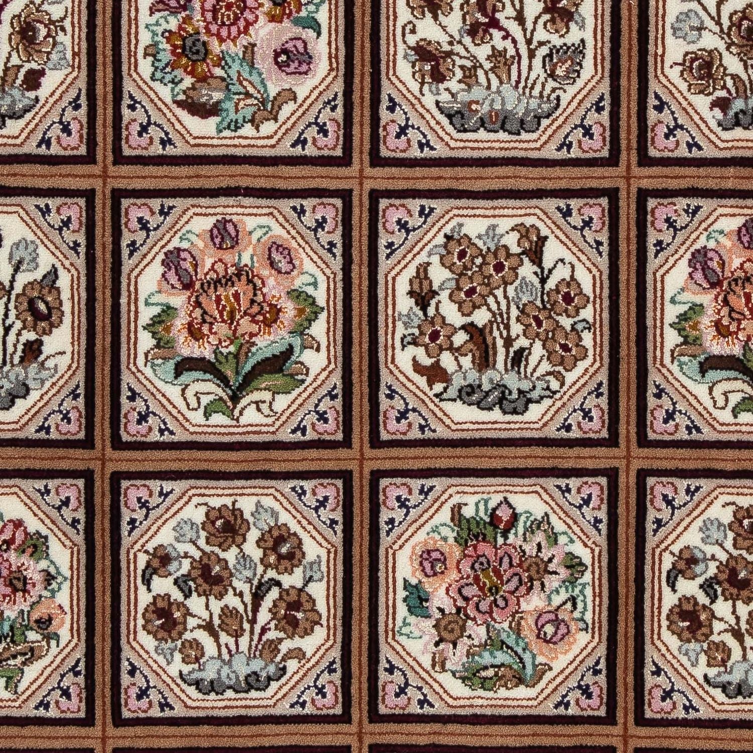 Alfombra Persa - Isfahan - Prima - 103 x 70 cm - marrón claro