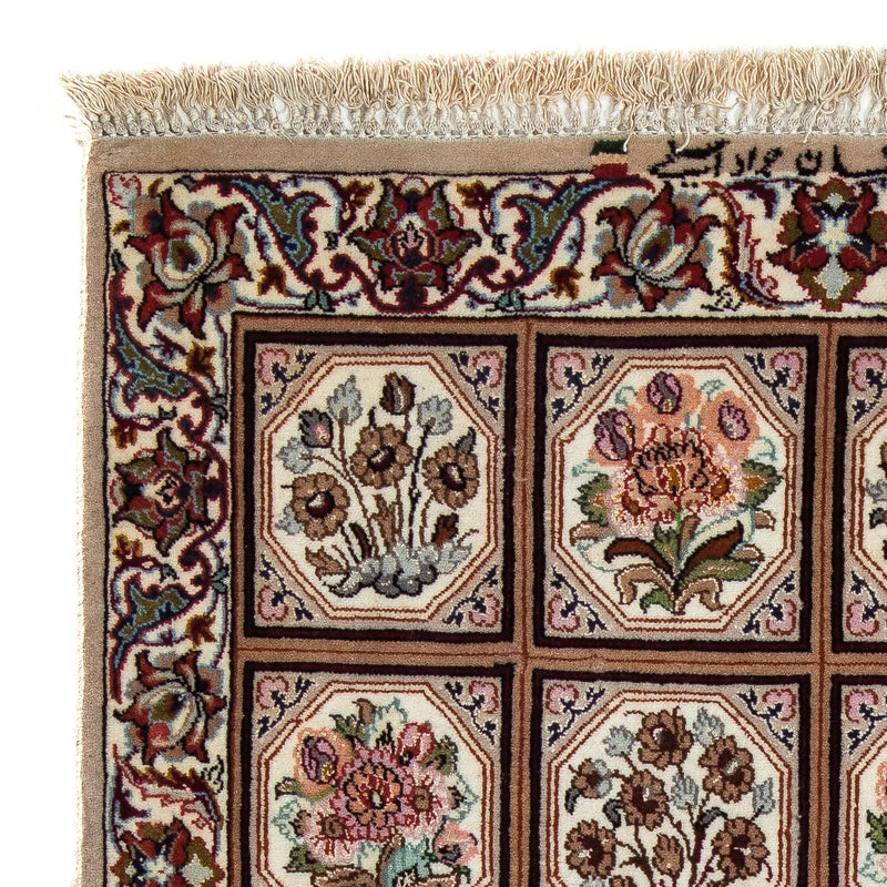 Alfombra Persa - Isfahan - Prima - 103 x 70 cm - marrón claro