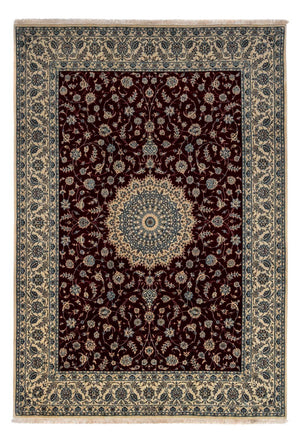 Alfombra Persa - Nain - Real - 342 x 250 cm - rojo oscuro