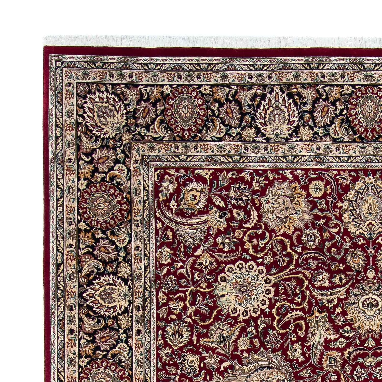 Alfombra Vintage - 305 x 244 cm - rojo oscuro