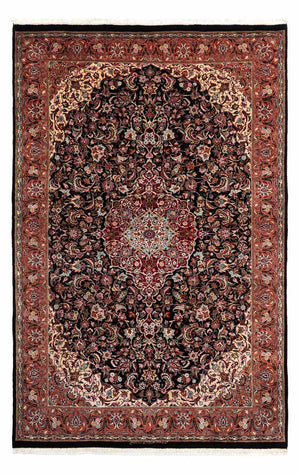 Alfombra Persa - Tabriz - Real - 311 x 205 cm - azul oscuro