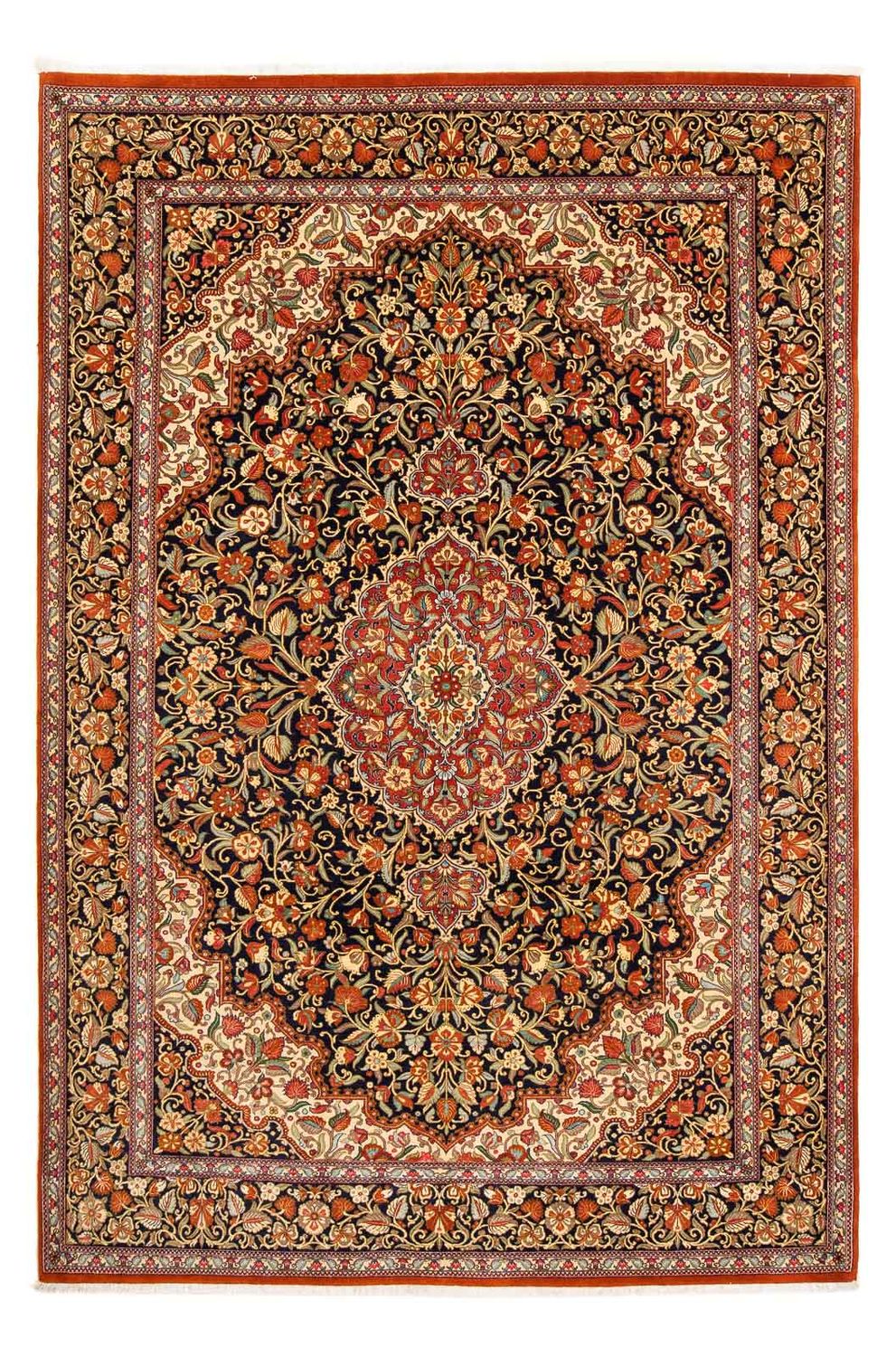 Alfombra persa - Ghom - 305 x 212 cm - multicolor