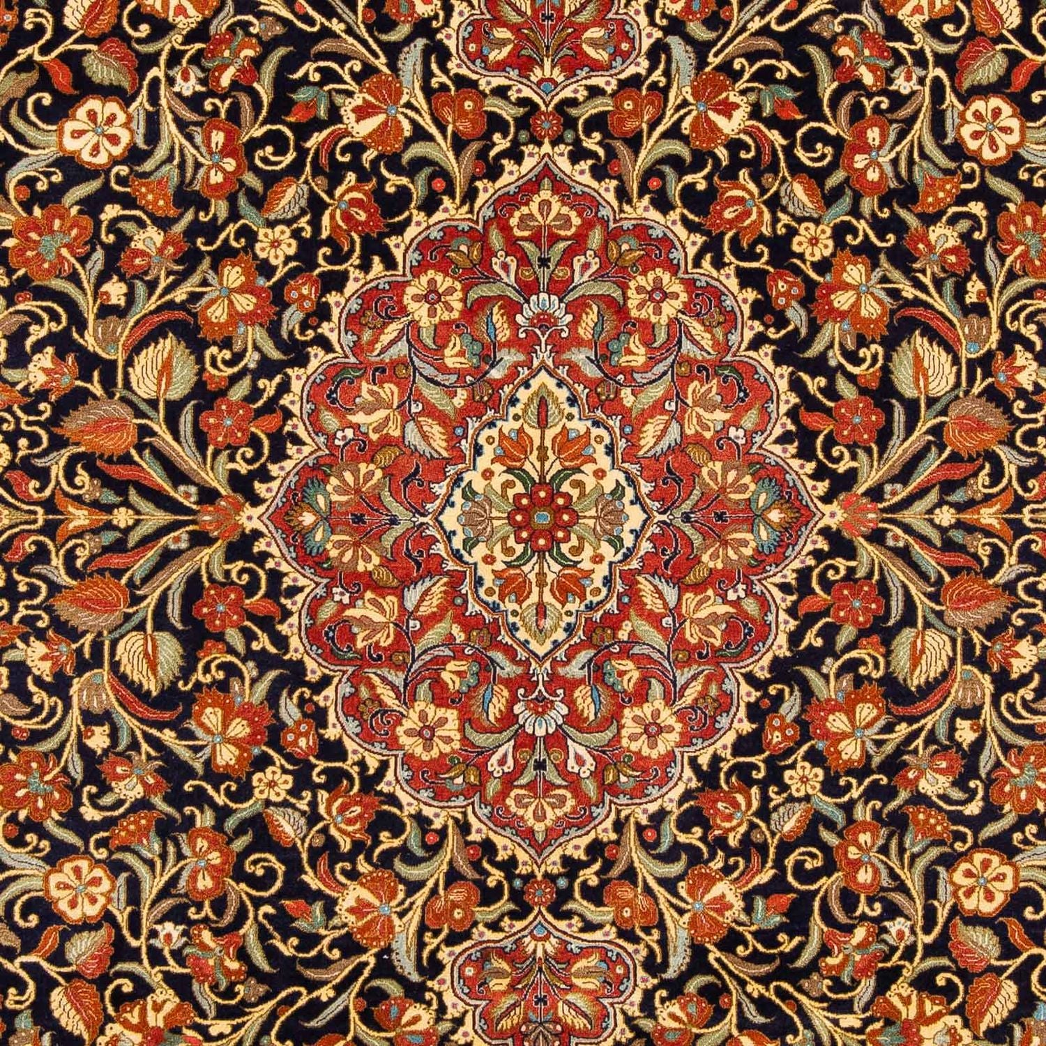 Alfombra persa - Ghom - 305 x 212 cm - multicolor