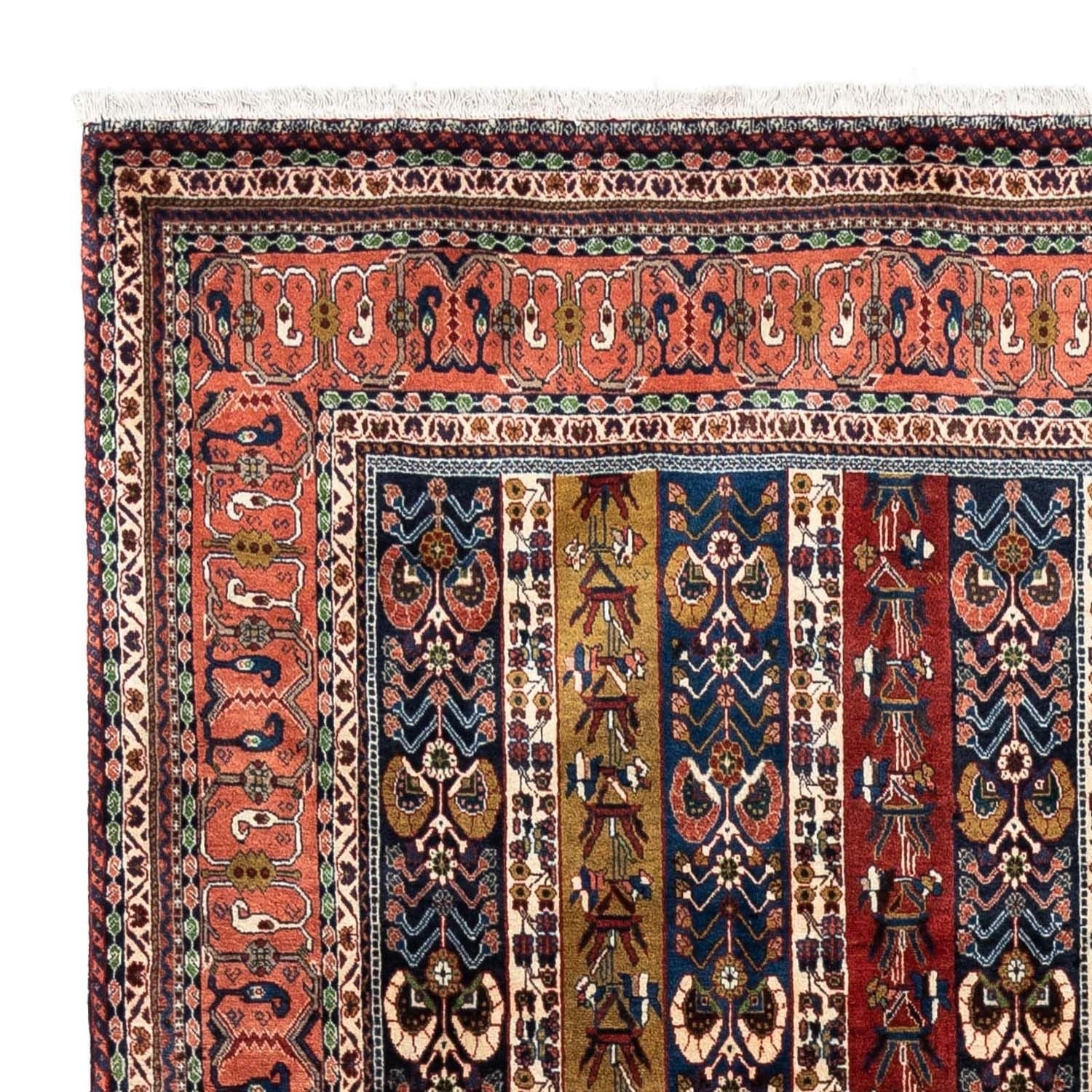 Alfombra Gabbeh - Persa Kashkuli - 295 x 197 cm - rojo claro