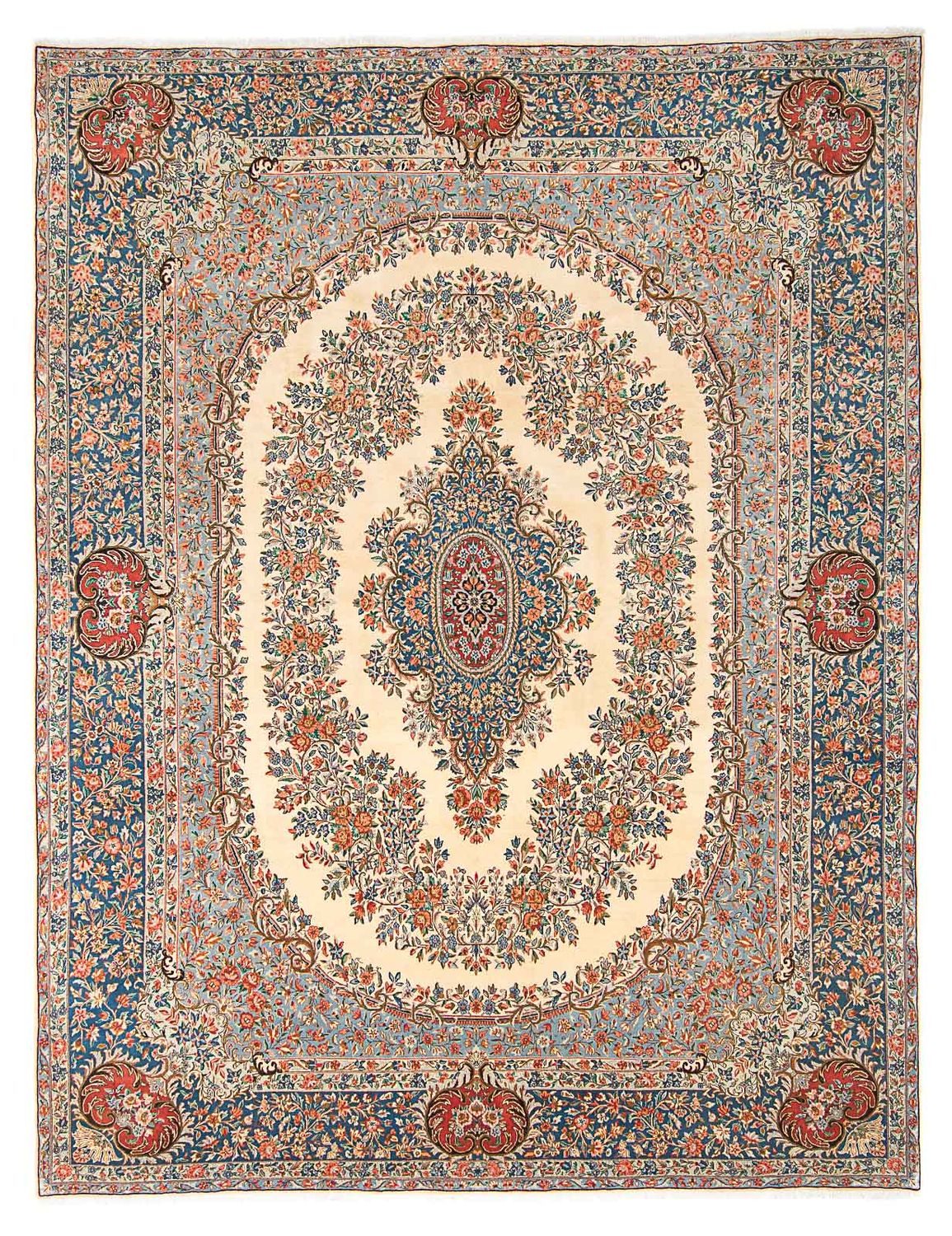 Alfombra persa - Real - 390 x 302 cm - beige