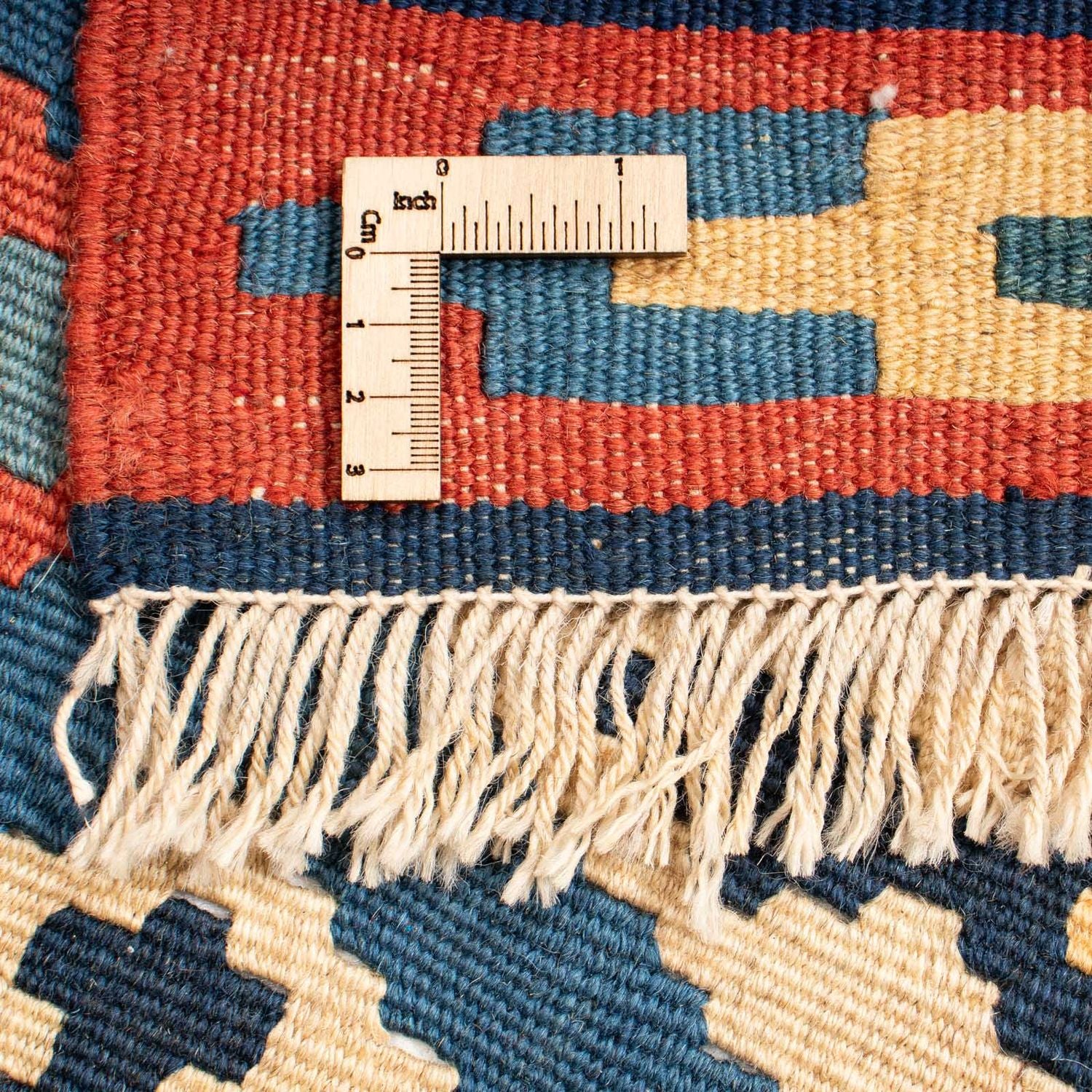 Alfombra Kelim - Oriental - 174 x 148 cm - azul