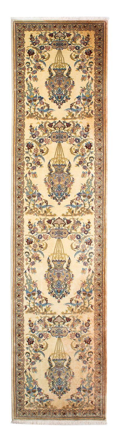 Alfombra de pasillo Alfombra persa - Real - 292 x 70 cm - beige
