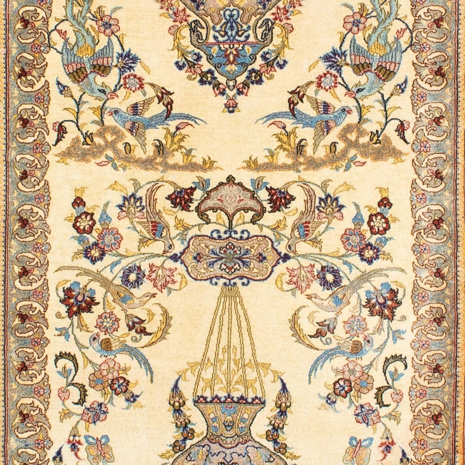 Alfombra de pasillo Alfombra persa - Real - 292 x 70 cm - beige