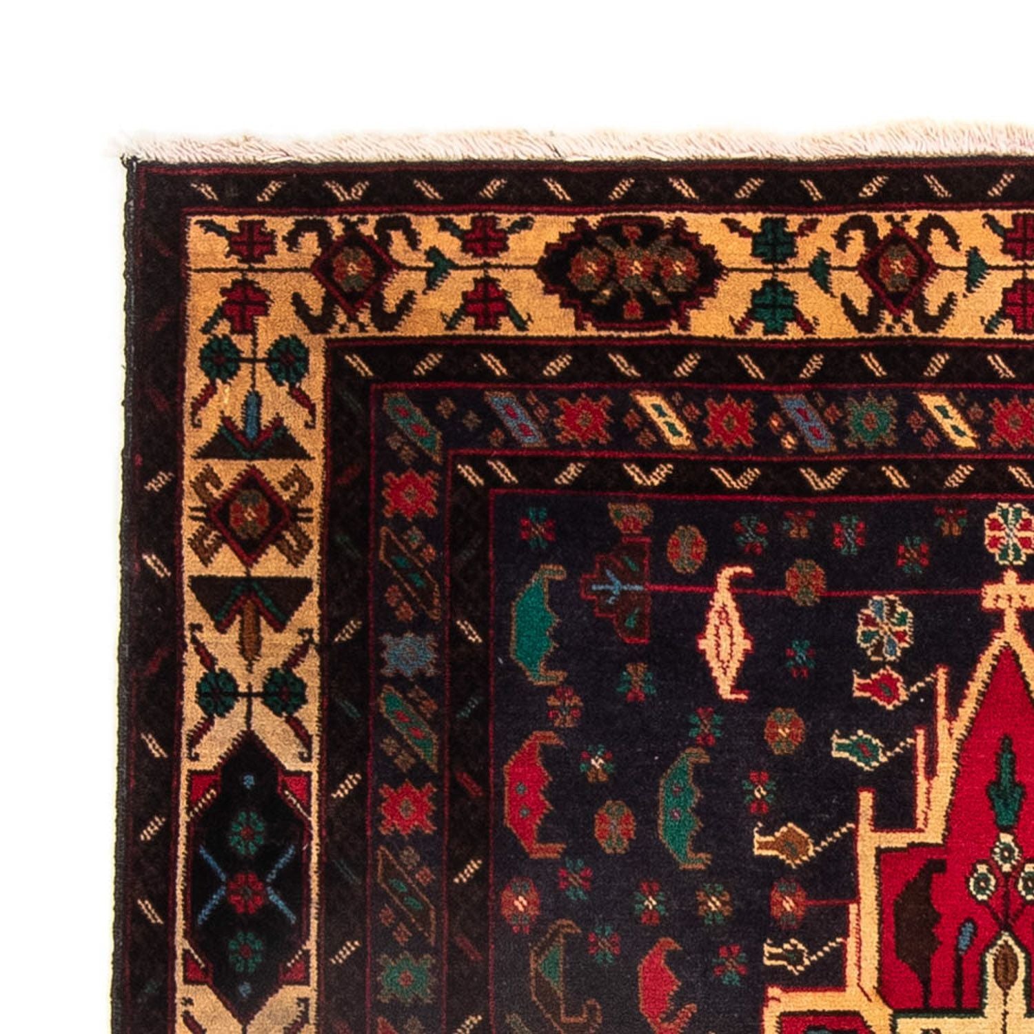 Alfombra Belutsch - 180 x 115 cm - azul oscuro